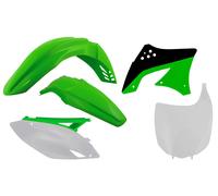 Rtech Plastikkit Adatto Per Kawasaki KX 450F 09-11 Verde/Bianco