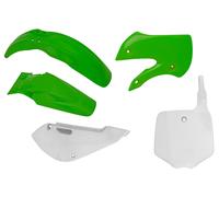 Rtech Plastikkit Adatto Per Kawasaki KX 65 Ab01 Verde/Bianco