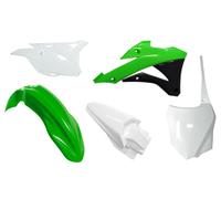Rtech Plastikkit Adatto Per Kawasaki KX 85 Ab14 Verde/Nero/Bianco