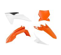 Rtech Plastikkit Adatto Per KTM SX 65 Ab24 GasGas MC 65 Arancione/Bianco