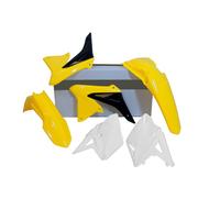 Rtech Plastikkit Adatto Per Suzuki RMX 450 10-19 Giallo/Bianco/Nero