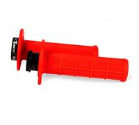 Rtech R20 Lock-on Half Waffle Grips Rosso