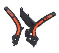 RTECH PROTEZIONE TELAIO NERO-ARANCIONE KTM EXC 450 2020-2023