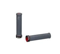 Rtech R20 Lock-On Bicicletta Manubrio Maniglie Chiusa Grigio