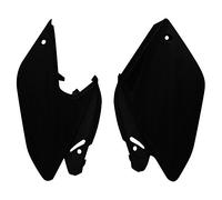 RTECH Tabella Laterale PORTANUMERO con SPORTELLINO Honda CRF Replica Nero