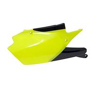RTECH Tabella Laterale PORTANUMERO Yamaha Replica Nero-Giallo Fluo