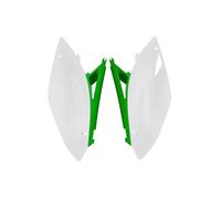 RTECH TABELLE LATERALI BIANCO-VERDE KAWASAKI KAWASAKI KXF 450 2009-2011