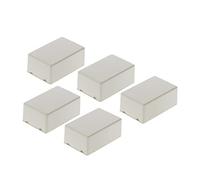 Rtengtunn 5 Pezzi Custodia in plastica per Scatola di Progetto Elettronica Custodia per Strumenti 70x45x30mm Fai-da-Te - Bianca