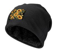 RTFGHJS Beanie Cappello Piccolo Leone Inverno Caldo Caps Morbido Pullover Cap Slouchy Beanie per Uomo Unisex Beanie Cap, Girasole Grazie per illuminare la mia vita, taglia unica