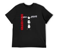 RTFzza Grand Funk Railroad Closer To Home Men T-Shirt Printed Camiseta Black Tee Top 3XL