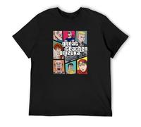 RTFzza Great Teacher Onizuka GTO Men T-Shirt Printed Camiseta Black Tee Top 3XL