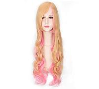 RTGFS 2018 Moda Arancione Rosa Ombre Parrucca ondulata lunga Anime Cosplay Harajuku Lolita Parrucche per donne 4 modelli disponibili PL-190
