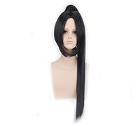 RTGFS 80cm Fate Grand Order Anime Capelli Argento Bianco Nero Parrucca Cosplay Con Artiglio Coda di cavallo Dritto Halloween Parrucche per uomo Nero