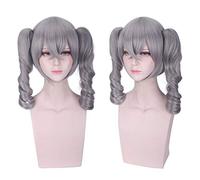 RTGFS MmiHoYo Kiana Kaslana Mace Bronya Zaych Theresa Apocalypse Yae Sakura Cosplay Parrucca Festa in costume di Halloween Gioca parrucche per le donne grigio 491