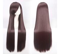 RTGFS Parrucca cosplay lunga 100 cm rosa netta anime Cosplay bionda verde rosso viola bianco parrucche costume di Halloween per capelli sintetici da donna 03