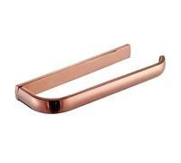 RTHGTFGG Ganci Adesivi Asciugamani Quadrati Bar in Rame Asciugamani in Rame Accessori da Bagno Black/Bianco/in Oro/Cromato Portasalviette (Color : B)