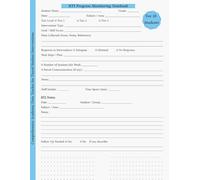 RTI Progress Monitoring Notebook: Comprehensive Academic Data Tracker for Tiered Student Interventions (For 20 Students)