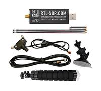 RTL-SDR Blog V3 R860 RTL2832U 1PPM TCXO HF Bias Tee SMA Software Defined Radio with Dipole Antenna Kit (Nero)
