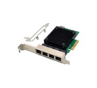 RTL8125B Scheda di Rete 2.5G PCIe X4 Server Quad Gigabit Ethernet Adapter 4 Porte PCIe RJ45 Lan 10/100/1000/2500Mbps