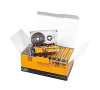 RTM C90 | Cassetta Musica Vuota per da 90 minuti di Tipo 1 | Ideale per la Registrazione Audio | Qualità da Studio | Confezione da 10 Cassette