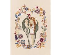 RTO Ragazza e Doe contato Cross Stitch kit-8-inch x 27,9 cm 14 Count