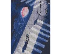 RTO Set per punto croce "Crossing", schema di conteggio, 13,5x18,5 cm