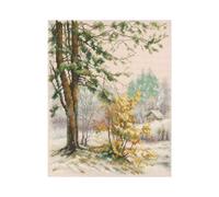 RTO Set punto croce "L'inverno è qui", schema di conteggio, 24x30,5cm