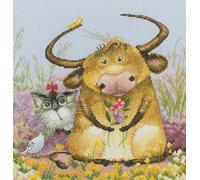 RTO Set punto croce "What a team" m834, schema di conteggio, 25,5x24,5cm