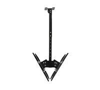 rto TV Universale da soffitto, rto TV con Estensione a Doppio Schermo, rto TV con Rotazione e inclinazione, rto TV reabile con Gestione dei Cavi per TV da 32 a 65 Pollici, supp