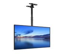 rto TV Universale da soffitto, rto TV teleso sospeso per TV a Schermo Piatto da 32 a 70 Pollici, Altezza reabile, inclinazione e Rotazione telesa.