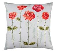 RTO Wo Die Blumen Leben Cuscino per Punto Croce, Cotone, Multicolore, 40 x 40 cm