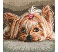 RTO Yorkshire Terrier Pet Kit Punto Croce, Ricami, Kit per Ricamo