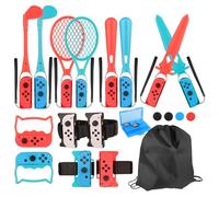 RTop 20 in 1 Kit di Accessori per Nintendo Switch Sports, Controller Joy-Con Grips, Pacchetto di Accessori per la Famiglia Compatibile con Switch/OLED