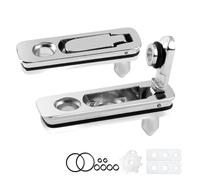 RtottiM 2 Pezzi Accessori per Zippo Accendini, Guarnizione in Metallo per Inserto Pezzi di Ricambio Kit con Feltro di Cotone Set Accessori in Metallo Contro Evaporazione (Argento)