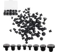 RtottiM 80 Tappi in Gomma, Tappi in Silicone, Silicone Gomma Fori Tappo, Tappi Ciechi Rotondi, Tappo In Gomma Da Laboratorio, per Fori con Diametro Interno da 4 a 9,5 mm, Bottiglie, Tubi