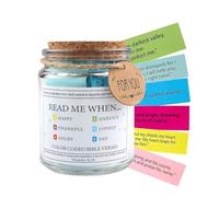 RtottiM Barattolo della Bibbia con 90 Versi Codificati a Colori - Regali Cristiani Ispiratori