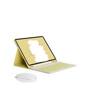 RTQAZWSXE YSJX Custodia Protettiva for Tablet con Tastiera con Staffa Magnetica Adatta for iPad Air4/5/6/7 10,9/11 Pollici M2/M3 Universale