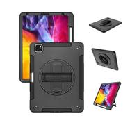 RTQAZWSXE YSJX Strap and Shoulder Protective Cover Anti-fall Silicone Shell Suitable for iPad Air 13 inch-2024/2025(Black (bracelet))