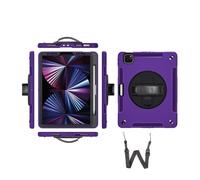 RTQAZWSXE YSJX Strap and Shoulder Protective Cover Anti-fall Silicone Shell Suitable for iPad Air 13 inch-2024/2025(Purple (bracelet+strap))