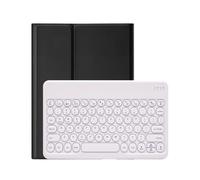 RTQAZWSXE YSJX Tastiera Magica Rimovibile con Tasti Rotondi, Custodia for PC con Supporto in Similpelle Compatibile con Xiaomi Mipad Mi Pad 5/Pad 5 PRO 2021(Black+White Keyboard)