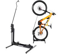 RTR BIKES Brutus Up Cavalletto Bici Verticale e Orizzontale - Supporto Pavimento Salvaspazio per E-Bike e MTB fino a 30kg - Ruote 24-29" e Gomme 3,5" - Made in EU