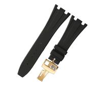 RTRCAGAKKM 28mm Adatto for Audemars e Adatto for Piguet for Royal Oak Offshore AP15400 15703 15703 15706 Cinturino for orologio in silicone da uomo Accessori for cinturini for orologi in gomma(Black g