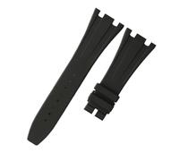 RTRCAGAKKM 28mm Adatto for Audemars e Adatto for Piguet for Royal Oak Offshore AP15400 15703 15703 15706 Cinturino for orologio in silicone da uomo Accessori for cinturini for orologi in gomma(Black n