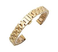 RTRCAGAKKM Adatto for cinturino in acciaio di piccole dimensioni for Armani Adatto for DW Adatto for Longines Adatto for cinturino in maglia for CK 6 8 10 mm(6mm,Rose Gold)