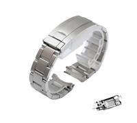 RTRCAGAKKM Bracciale for orologio adatto for Rolex adatto for SUBMARINER adatto for DAYTONA adatto for GMT Uomo cinturino con chiusura a pulsante di trazione di precisione cinturino in acciaio inossid