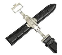 RTRCAGAKKM Cinturino di ricambio in pelle for orologio da 19 mm, 20 mm, 21 mm, 22 mm, adatto for Vacheron, adatto for Constantin, adatto for Patrimony VC, cinturino for orologio da uomo e da donna(Bla