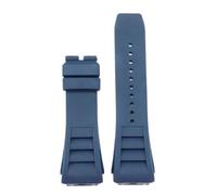 RTRCAGAKKM Cinturino in gomma da 25 mm-20 mm adatto for Richard Fit For Mille RM011 Series Bracciale con cinturino da uomo stile vite(Blue-No buckle)
