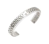 RTRCAGAKKM For 6mm 8mm 10mm 12mm 14mm 16mm Cinturino for orologio in acciaio inossidabile Cinturino for orologio in ceramica Donna Bracciale a maglia in oro rosa(B Silver,6mm)