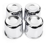 RTRHINOTUNING 4 Pezzi 4,25" Push Through Wheel Center Caps per Camion rimorchio Ruote Cerchio 4,25" Foro 3,66" Alto coprimozzo Ruota