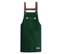 RTRTGS 1 Pezzi Grembiule da Cucina Chef,Grembiule da Ristorante BBQ Bar Chef Cucina,Regolabile Grembiuli con Tasche Chef di Cucina,Impermeabile,Gembiule Cucina Uomo Donna